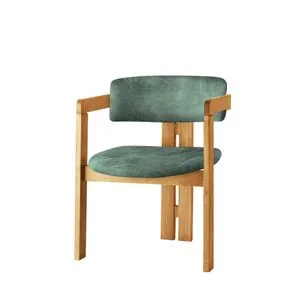 Zelena stolica CO - 040 od hrasta