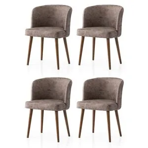 Zen - 4204 V4 Black
Mink Chair Set (4 Pieces)