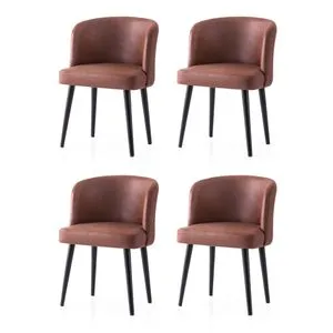Zen - 4208 V4 Black
Red Chair Set (4 Pieces)
