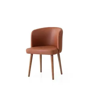 Zen - 4234 Set Crvenih Stolica (4 Komada)