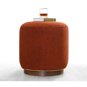 Zeone - Tile Red Tile Red Pouffe