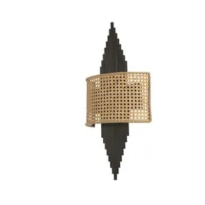 Zidna lampa Aslı 8761-3 u crno-zlatnoj boji