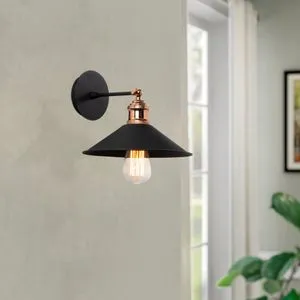 Zidna lampa Berceste - N-663 u crnoj boji