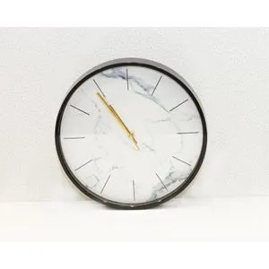 Zidni sat CIRCLE 2063-1 - Marble/White - N41