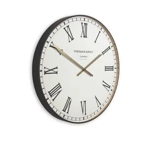 Zidni sat CLOCKSMITH 74cm 778891 - White/Black - DCS