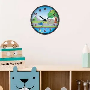 Zidni sat Elephant Brown