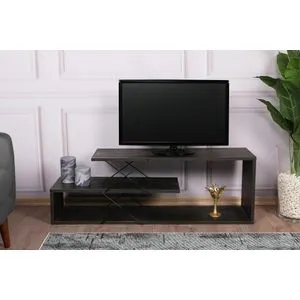 Zigzag - Dark Brown Dark Brown TV Stand