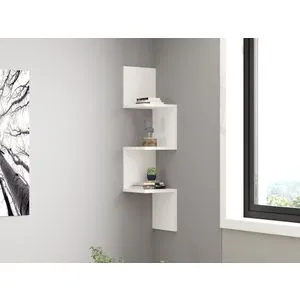 Zikzak - Bela zidna polica