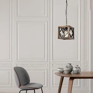 Zikzak Rustik Ceviz Sarkıt Walnut
Black Chandelier