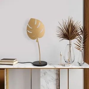 Zlatna Crna Lampa Leaf - 15325