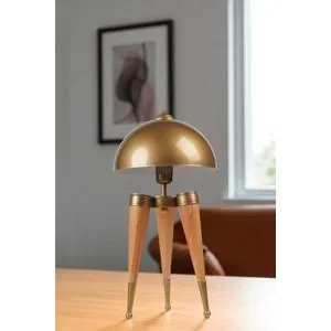 Zlatna drvena lampa 8902-4