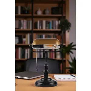 Zlatna i Crna Stočna Lampa 8897-6