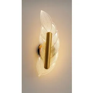 Zlatna Transparentna Zidna Lampa BRZ-343409