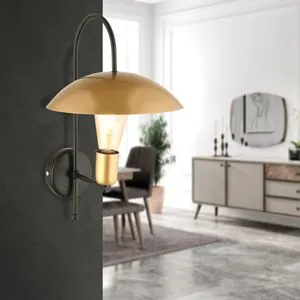 Zlatna Zidna Lampa AP-33