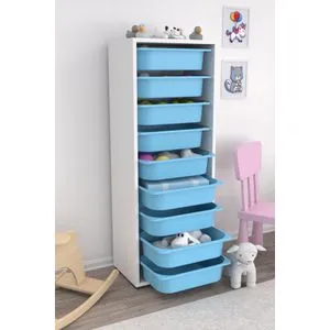 Zola 9N - White, Blue White
Blue Multi Purpose Cabinet