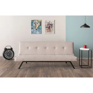 Zola - Krem Sofa na Razvlačenje sa 3 Sedišta