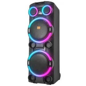 Zvucnik Mikado MD-104KP 200W, 12V 14000mAh USB, Bluetooth, micro SD crni