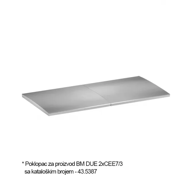 BM 2XDUE LID STAINLESS STEEL -a