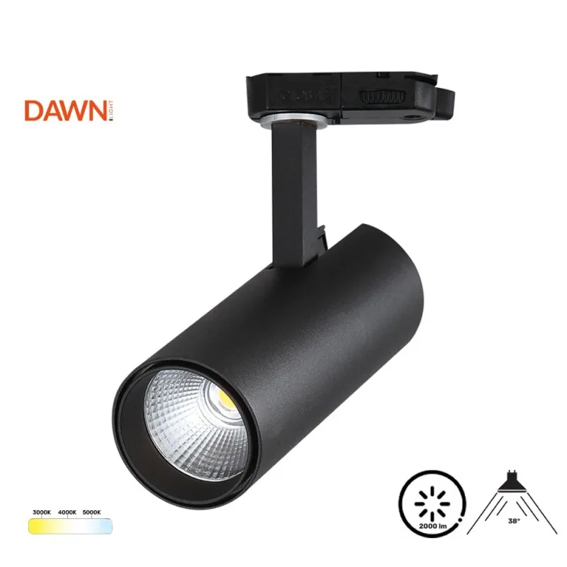 DAWN LED REFLEKTOR ŠINSKI EL-T21D020 20W CCT CRNI TROSTEPENI