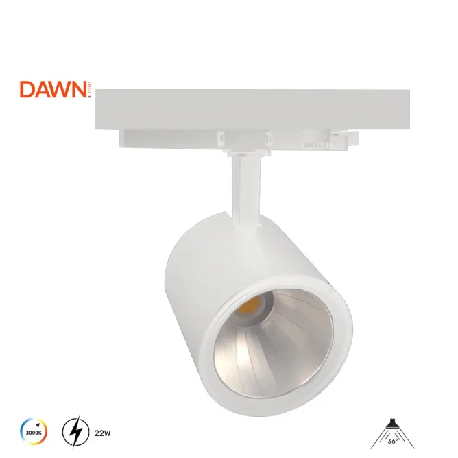 DAWN LED REFLEKTOR ŠINSKI XS-22 22W 3000K BELI TROSTEPENI