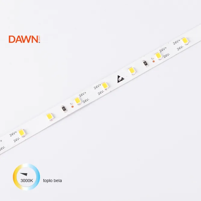 DAWN LED TRAKA 24V 4.8W/m 3000K IP20 (HL 2835-60-WW, 5m, 8mm)