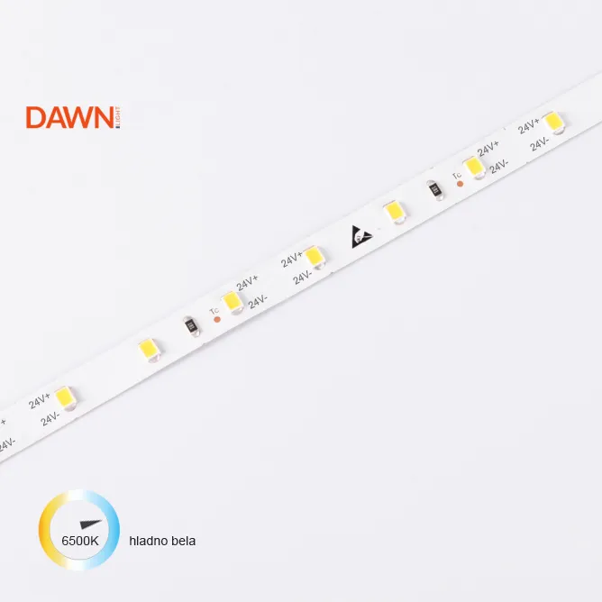 DAWN LED TRAKA 24V 4.8W/m 6500K  IP20 (HL 2835-60-W, 5m, 8mm)
