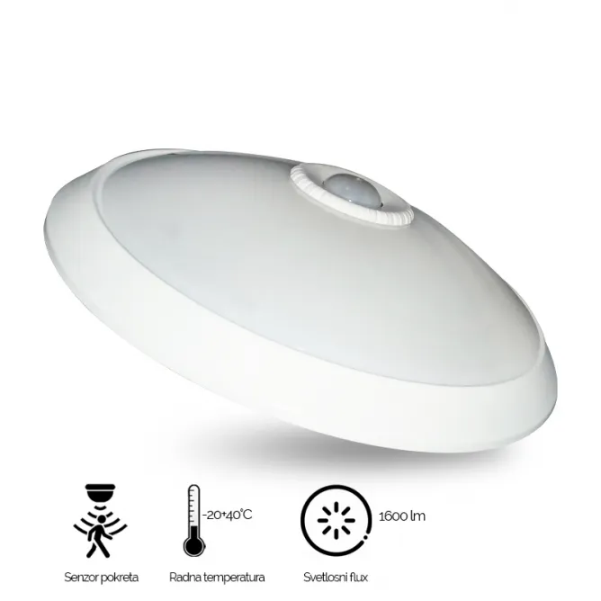 LED PLAFONJERA SENZOR 1030 18W 6500K 1600lm