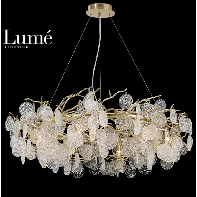 LUNA 167 LUSTER 8*G9 BRONZA