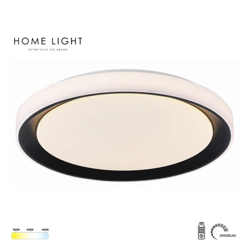 SOLEA 101 LED PLAFONJERA 24/48W CCT CRNA DIMABILNA