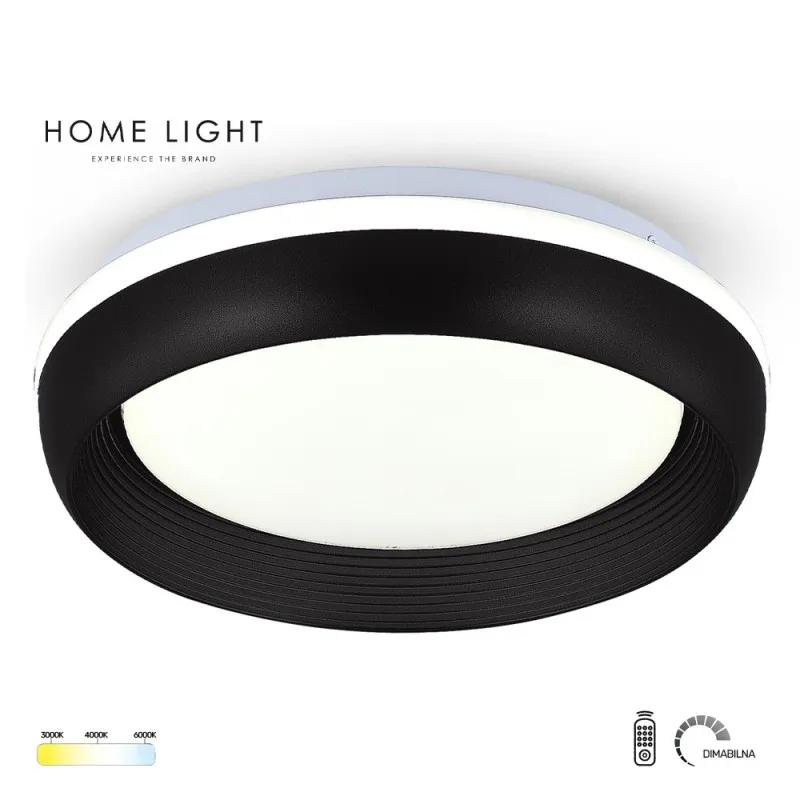 SOLEA 110 LED PLAFONJERA 24/48W CCT CRNA DIMABILNA