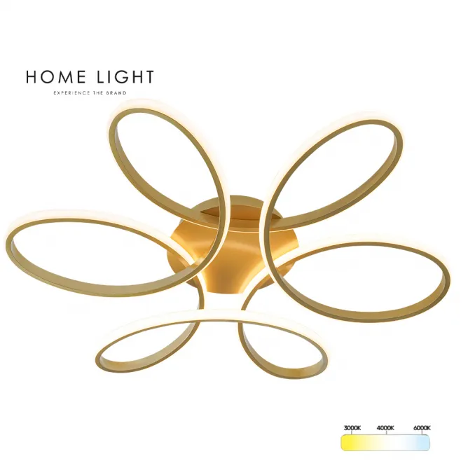SOLEA 164 LED PLAFONJERA 50W CCT ZLATO