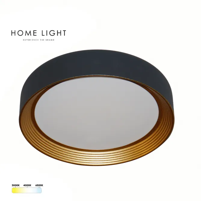 SOLEA 65 LED PLAFONJERA 30W CCT CRNA/ZLATO