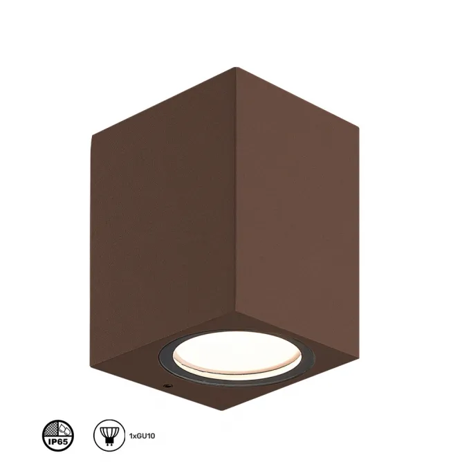 SVETILJKA W10411 ZIDNA 1*GU10 IP65 CORTEN