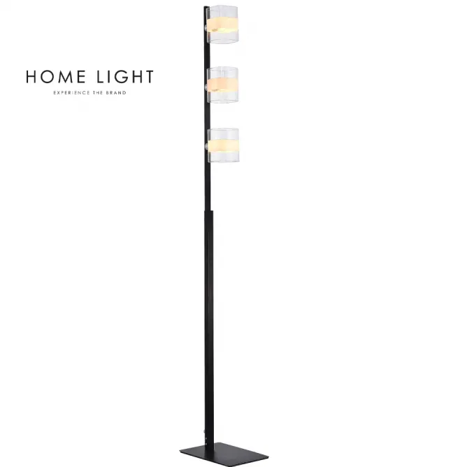 TALIA 59 PODNA LAMPA 3*E14 CRNA/HROM