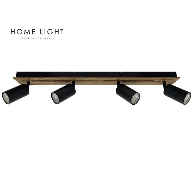 TALIA 69 SPOT LAMPA 4*GU10 CRNA/DRVO