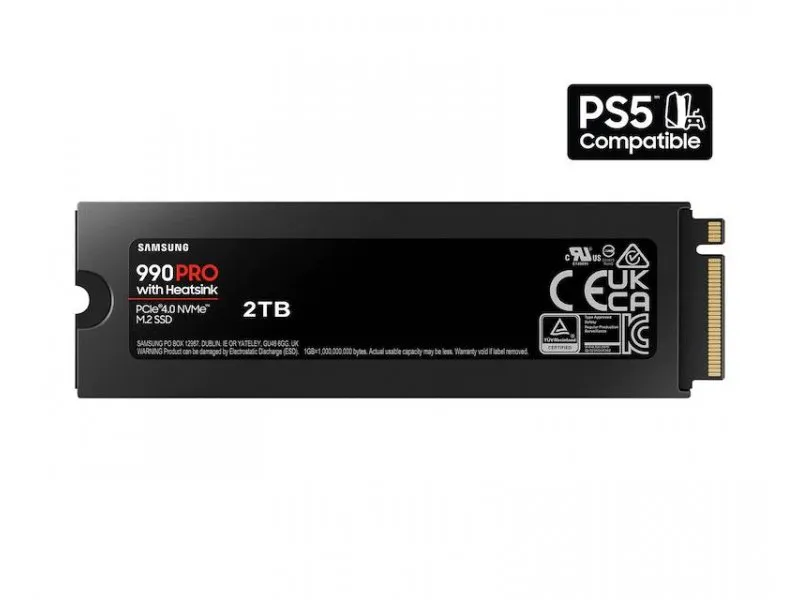 2TB M.2 NVMe 990 Pro Series Heatsink SSD MZ-V9P2T0CW