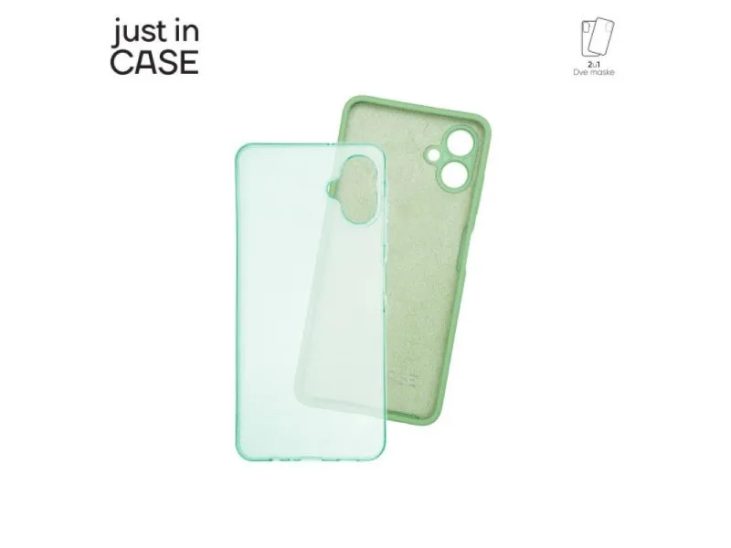 2u1 Extra case MIX paket maski za telefon Samsung Galaxy A06 ZELENI