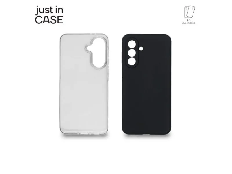 2u1 Extra case MIX paket maski za telefon Samsung Galaxy A36 CRNI