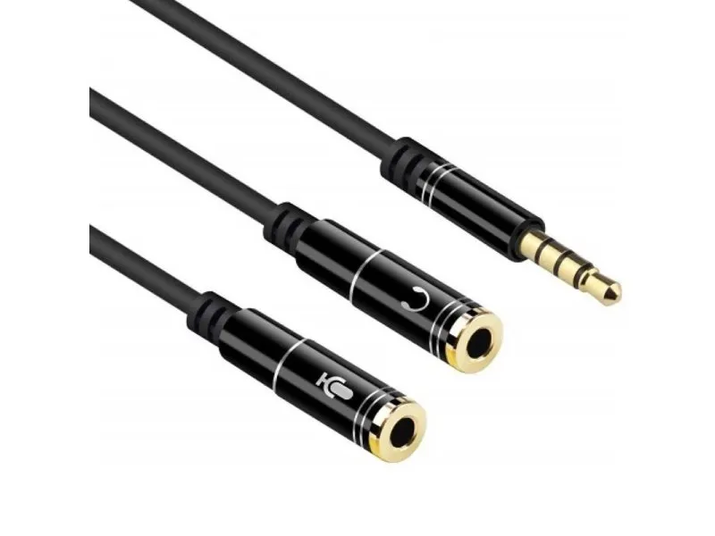 4 polni 3.5mm M na 2F razdelnik KT-AUS-21