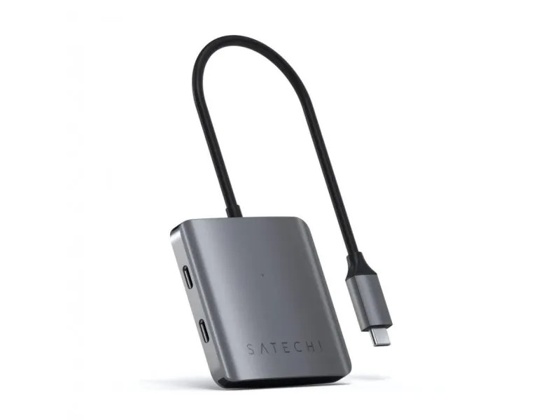 4-PORT USB-C Hub (4xUSB-C up to 5 Gbps) - Space Grey