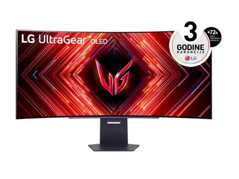45GS95QE-B OLED 240Hz AMD FreeSync Premium Pro Curved
