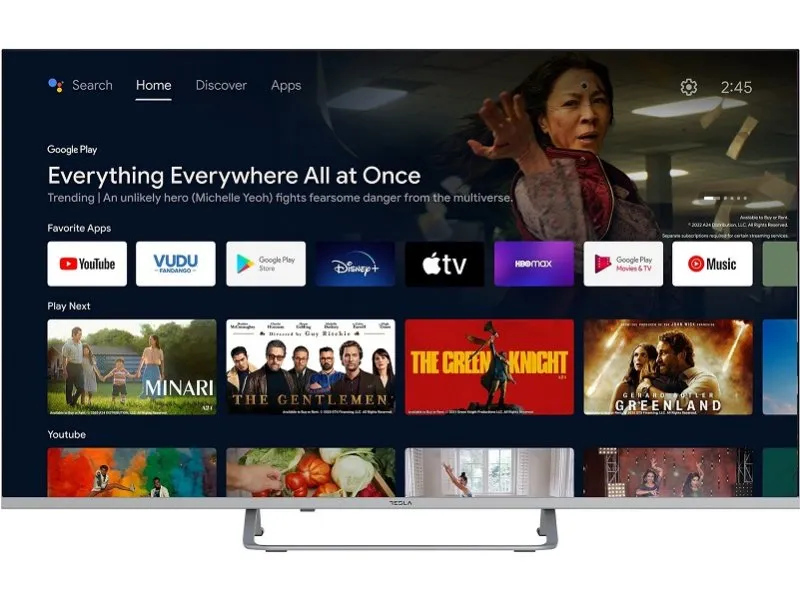 65E635SUS 4K UHD smart Android frameless