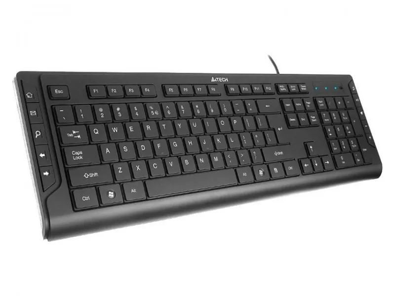 KD-600 X-Slim Multimedia USB US crna tastatura