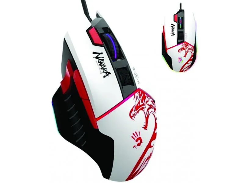A4-W95 Max NARAKA Bloody RGB Gejmerski miš