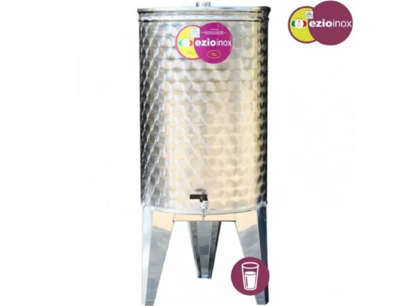 Inox bačva za rakiju sa slavinom – 75 l
