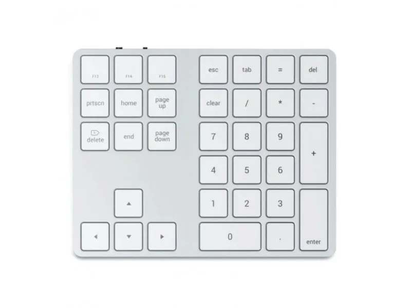 Aluminum Bluetooth Extended Keypad - Silver ( ST-XLABKS )