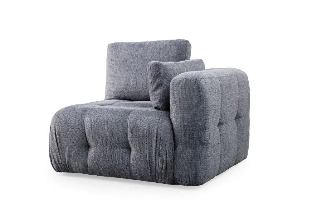 Amaris 1R Grey 1-Seat Sofa