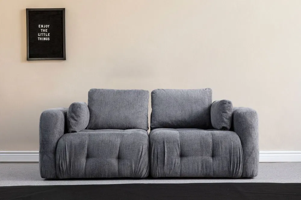 Amaris 2 Seater Grey 2- seat sofa