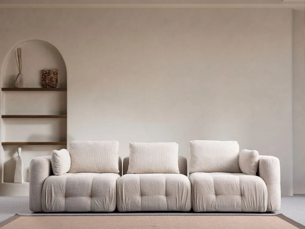 Amaris 3 Seater Beige sofa sa 3 sedišta