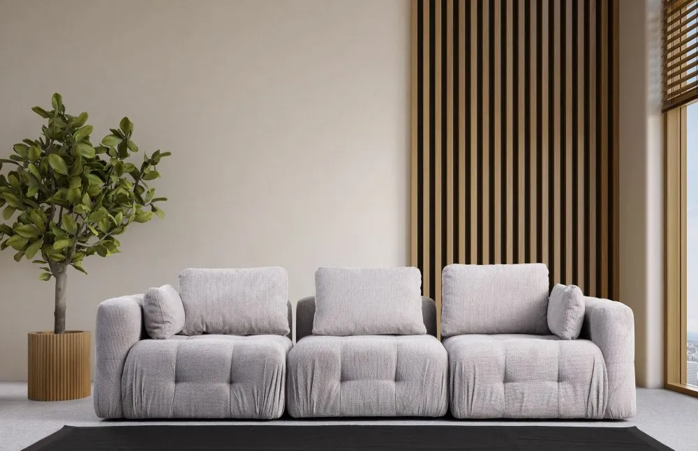 Amaris 3 Seater Light Grey sofa sa 3 sedišta